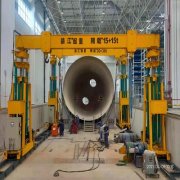 靖起15+15噸液壓龍門吊驗收成功